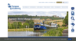 Desktop Screenshot of europeanwaterways.com